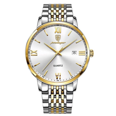 Picture of POEDAGAR 826 Top Brand Watch Men Stainless Steel Business Date Clock Waterproof Watch
