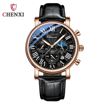 Picture of CHENXI 973 Multi-Function Business Moon Phase Date Waterproof Watch