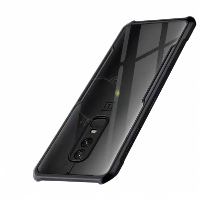Picture of Xundd Back Cover for OnePlus 6 Transparent Hybrid Hard PC Back Bumper