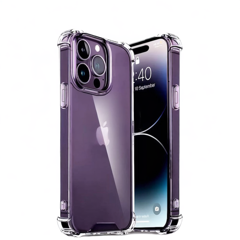 Picture of Transparent back cover For Apple iPhone 15 Pro Luxury transparent Protect Back Cover Soft Case