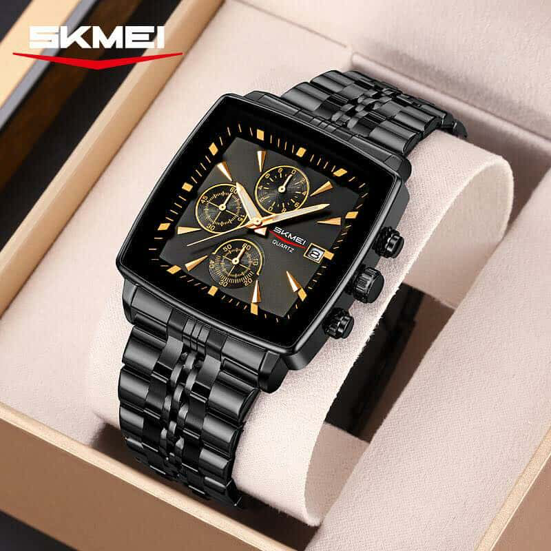 Picture of SKMEI 9331 Black Luxury Chronograph Watch