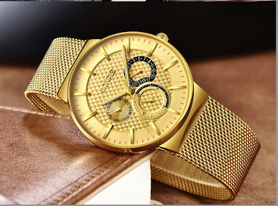 Picture of LIGE 9836 Golden Men's Watches Luxury Fashion Quartz for Watch