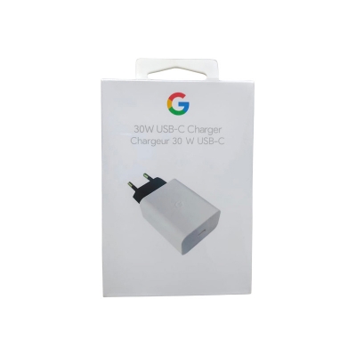 Picture of Premium Quality Google 30W USB-C Charger and Cable - Fast Charging Pixel Phone Charger - Compatible with Google Products and Other USB-C devices.