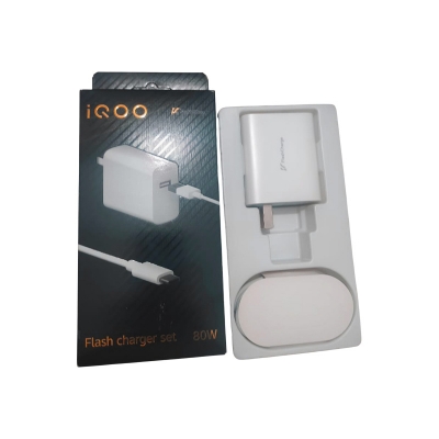 Picture of Vivo iQOO 80W Flash Charger Power Adapter,IQOO Charger V12066LOAO FlashCharger Cesan Type C Untuk Vivo iQoo 11 5G Z7x Z7 5G V27 V27e X80 Pro X90 Pro
