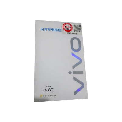 Picture of origenal Vivo 66W FlashCharge 2.0 Charger for Vivo X Series & Latest/5G Phones.For Vivo V23 , V23e , V23e 5G , V23 5G , V23 Pro , V25 , V25 , Y35 ,Y55 , Y76 5G , Y75 ,  Y78 , Y78+ , iQOO Z7 , iQOO Z7s , iQOO Pad , X70 Pro
