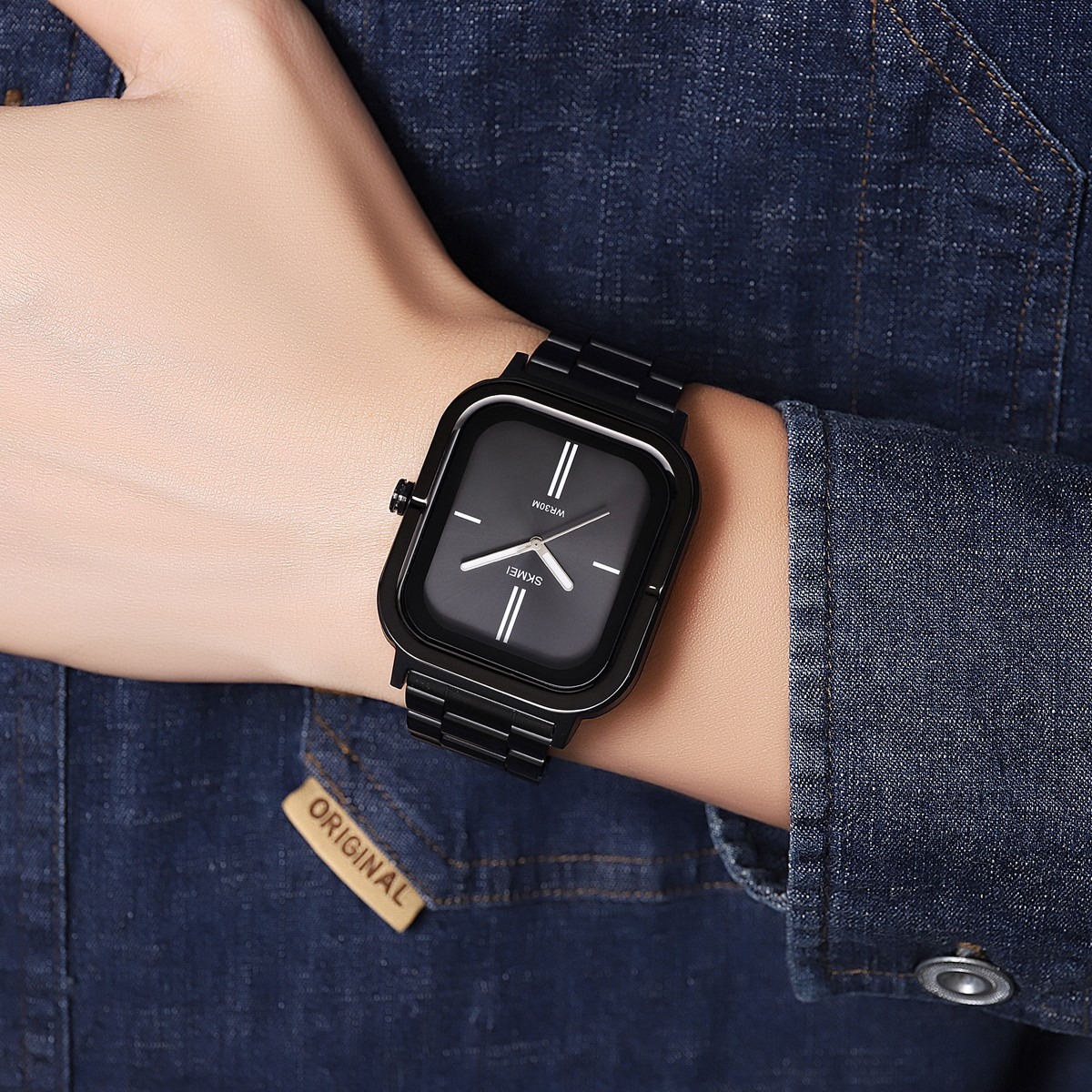 Picture of SKMEI 2275 Black Men's Quartz Watch New Fashion Luxury Watches