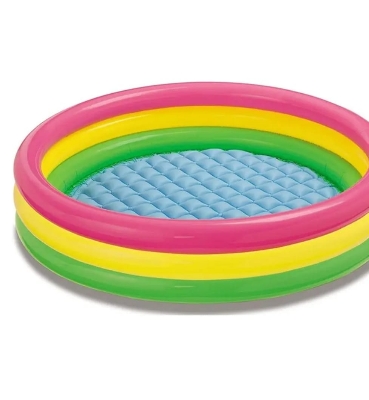 Picture of Baby Bath Tub (24 X 8.5 inch) With Pumper (Multicolor)