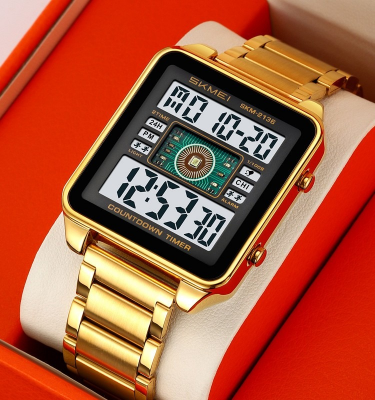 Picture of SKMEI 2136 Digital Watch Sports Electronic Display Stainless Steel Watch