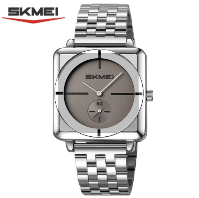Picture of Skmei 2413 Silver New Square Men Gold Quartz Watches