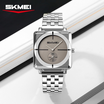 Picture of Skmei 2413 Silver New Square Men Gold Quartz Watches