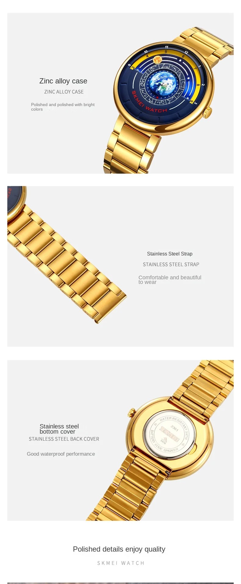 Picture of Skmei Men Quartz Watch Trend Cool Fashion Personal Watch Men's Watch