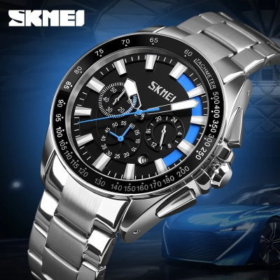 Picture of New Skmei 9167 Waterproof Wristwatch Quartz Business Men Watch