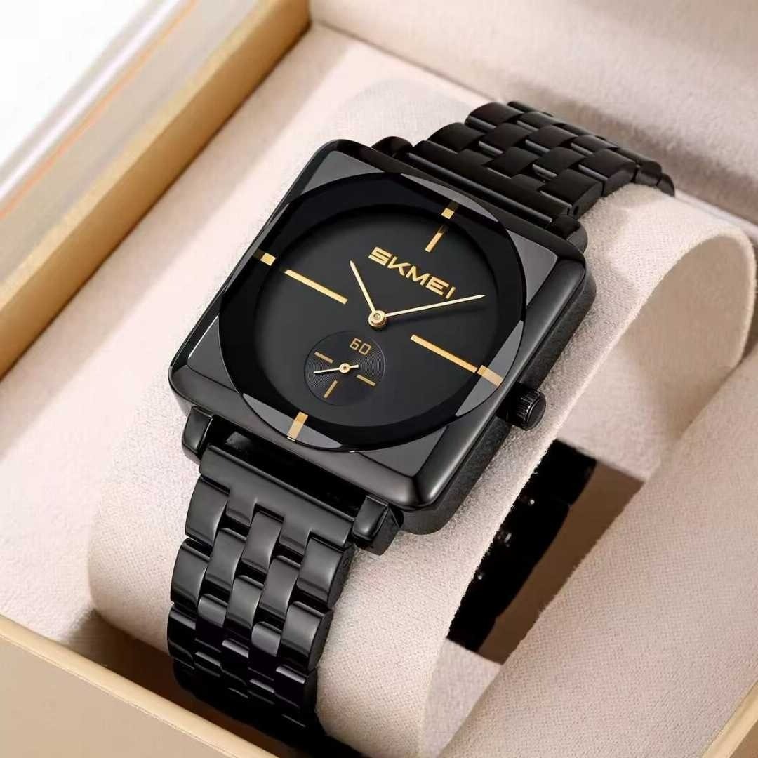 Picture of Skmei 2413 Black New Square Men Gold Quartz Watches