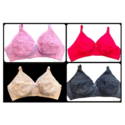 Picture of 4 Pieces Combo Pack Net Bra for Women