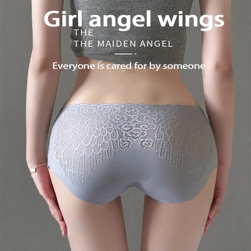 Picture of Stylish panty silk and net fashionable underwear comfortable panty