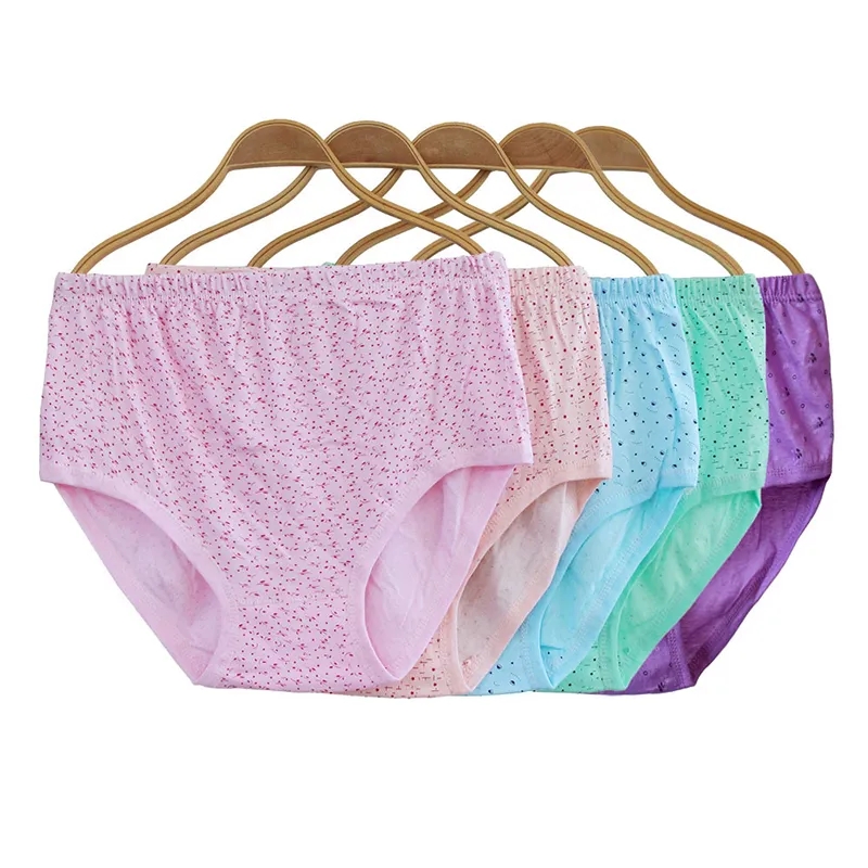 Picture of 6 Piece Cotton Flower Print Comfortable Panty for Women