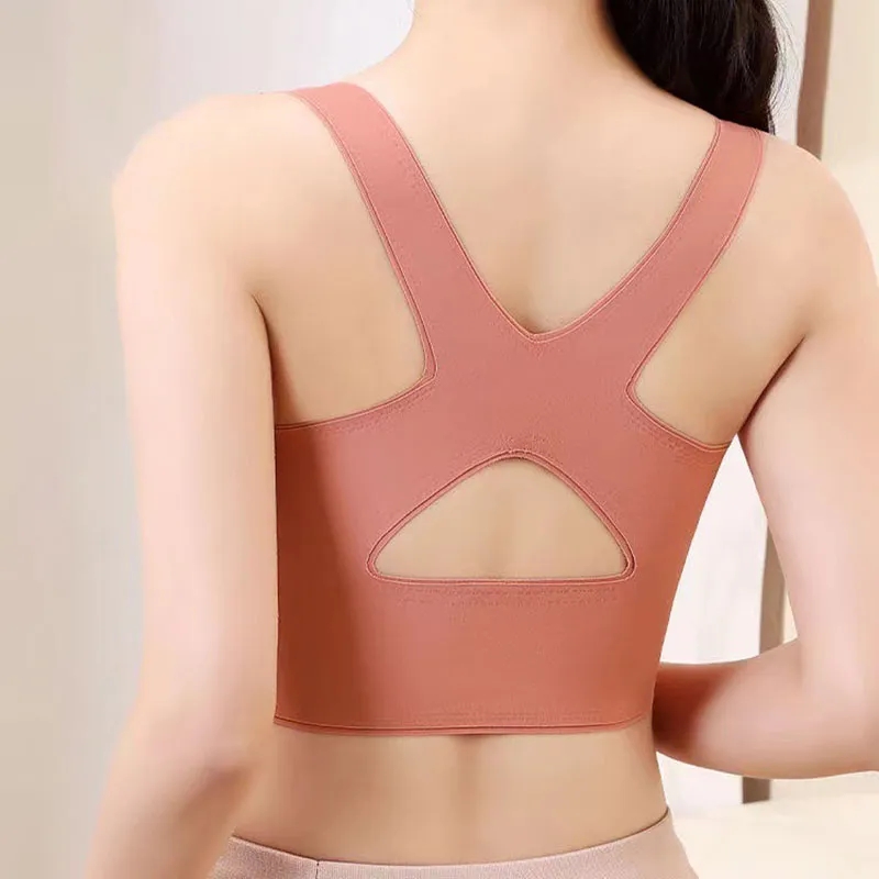 Picture of Bra Push up brassiere seamless wireless underwear padded yoga jim training bra body slimmimng bra