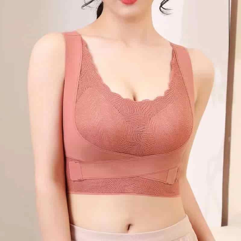 Picture of Bra Push up brassiere seamless wireless underwear padded yoga jim training bra body slimmimng bra