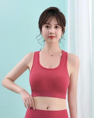 Picture of New Sports  beautiful back sexy sports wrap vest breatheble support  ladies sexy seamless underwater tube top jim training bra