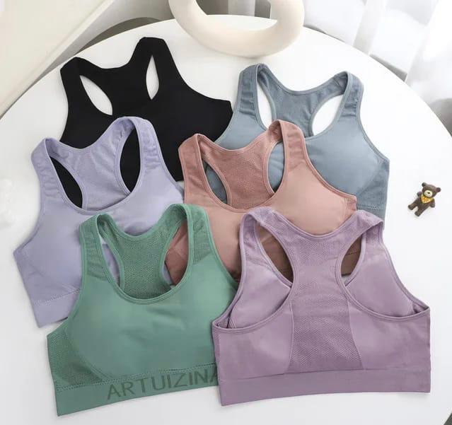 Picture of New Sports  beautiful back sexy sports wrap vest breatheble suppot  ladies sexy seamless underwater tube top jim training bra