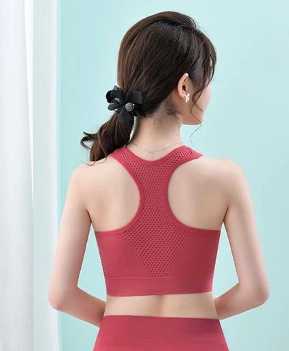 Picture of New Sports  beautiful back sexy sports wrap vest breatheble support  ladies sexy seamless underwater tube top jim training bra