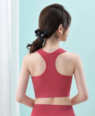 Picture of New Sports  beautiful back sexy sports wrap vest breatheble support  ladies sexy seamless underwater tube top jim training bra