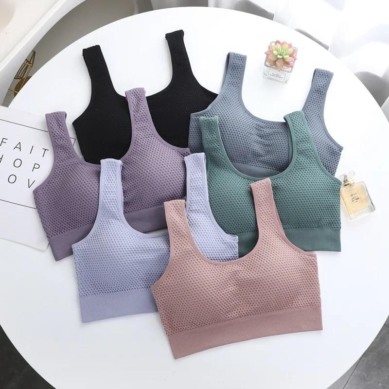 Picture of New Sports  beautiful back sexy sports wrap vest breatheble support  ladies sexy seamless underwater tube top jim training bra