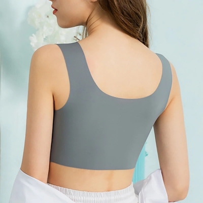 Picture of Ice silk padded  bra slim fit body shaper bra breatheble bra comfortable pushup bra