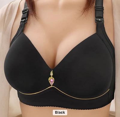 Picture of Soft Padded Stylish Bra fashionable  padded bra    comfortable bra pushup bra