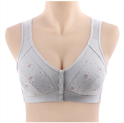Picture of printed bra maternity bra front button bra cotton bra comfortable bra womens wear bra - Bra