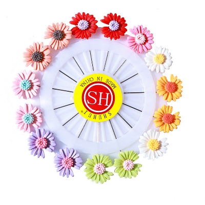 Picture of Sunflower Hijab Pins Needle Woman Scarf Shawl Safety Pin brooch pins Jewelry Accessories