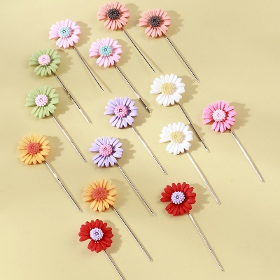 Picture of Sunflower Hijab Pins Needle Woman Scarf Shawl Safety Pin brooch pins Jewelry Accessories