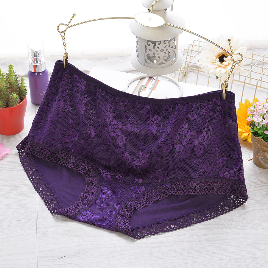 Picture of Cotton Panties Hip Raise Panty Embroidered Breathable Ropa Interior De Mujer Seamless Women's Panties