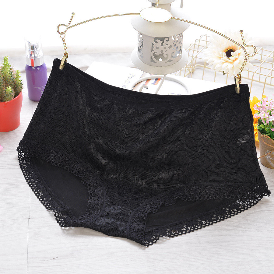 Picture of Cotton Panties Hip Raise Panty Embroidered Breathable Ropa Interior De Mujer Seamless Women's Panties