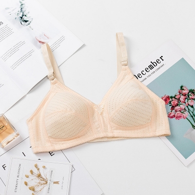 Picture of light padded Women Wide Shoulder Strap Underwear Plus Size Bralette Seamless Wireless Bra