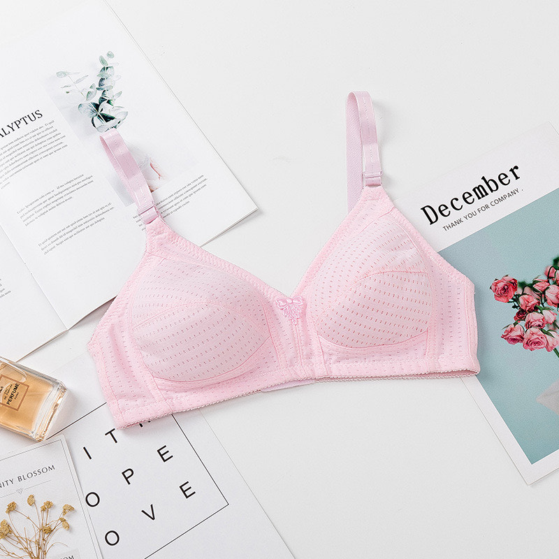 Picture of light padded Women Wide Shoulder Strap Underwear Plus Size Bralette Seamless Wireless Bra