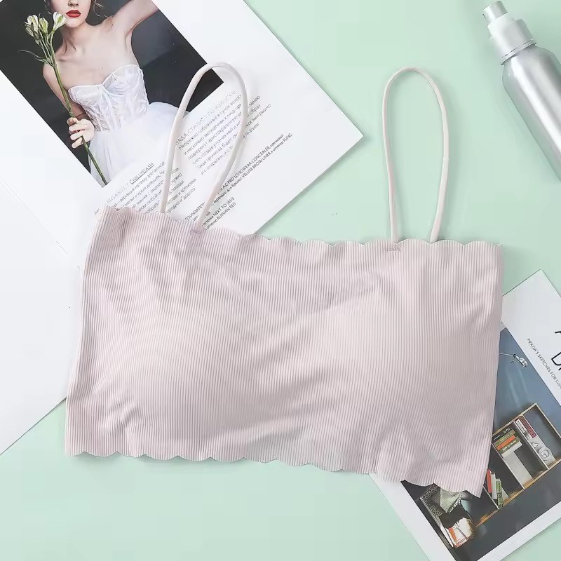 Picture of Women Comfortable Wire-Free Lace Push-Up Seamless Breathable Bra