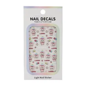 Labubu & The Monsters Nail Art Stickers| Premium Quality Exclusive Design Collectibles | Mystery Surprise Gifts for Friends & Family | China Made 