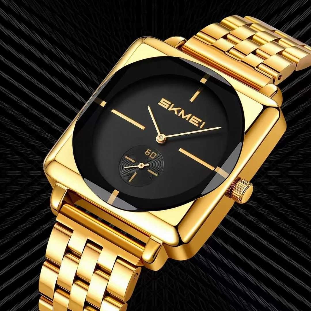 Picture of Skmei 2413 New Square Men Gold Quartz Watches