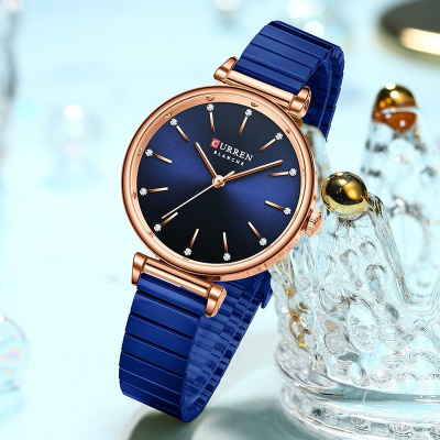 Picture of Woman Watch Light Luxury Brand Ocean Heart Starry Sky Sparkling Multi Edged Glass Precision Steel Ladies Fashion Quartz Watches