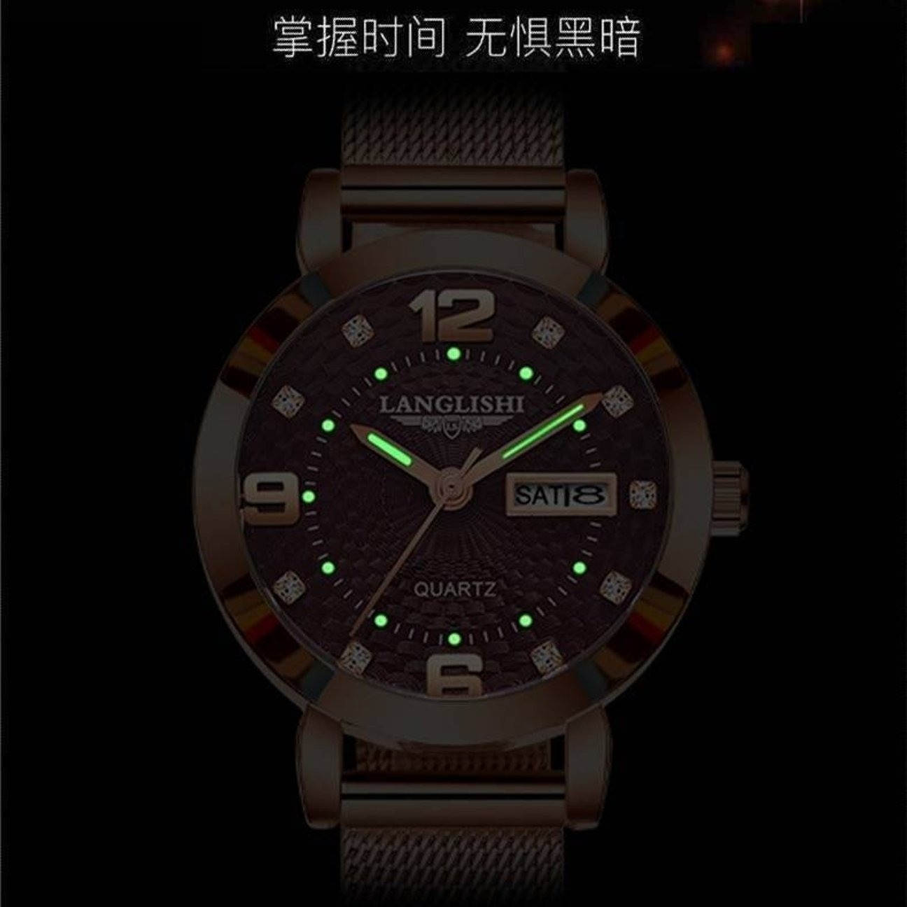 Picture of Ladies Watches Women Quartz Wristwatch Watchproof Reloj Mujer