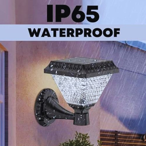 Picture of Outdoor Pillar Lights Solar Charging IP65 Waterproof Column Lamp Post Lights - BB-9663