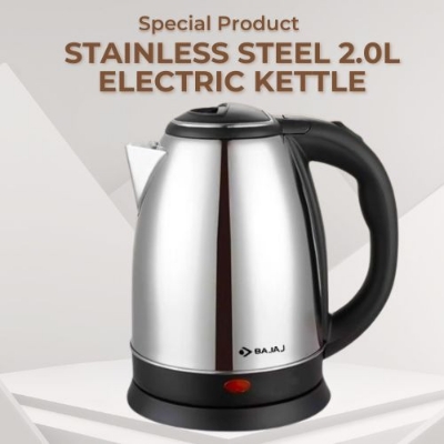Picture of bajaj Stainless Steel 2.0L Electric Kettle - BB-9601