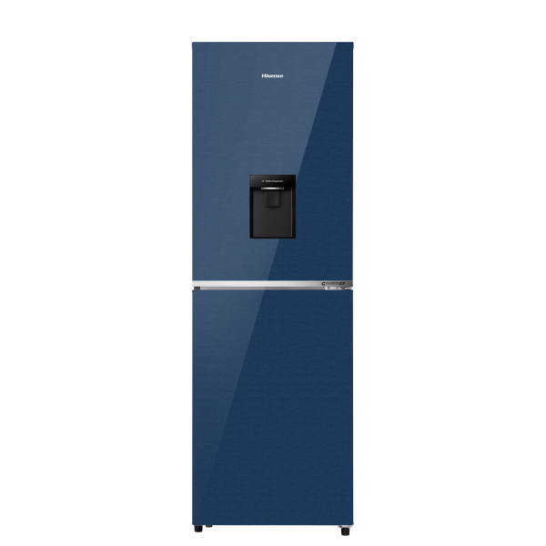 Picture of Hisense 270L BMF Inverter Glass Door with Dispenser Refrigerator RB1G266NMRB Royal Blue