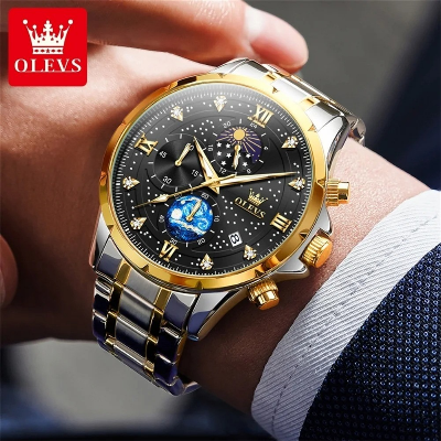 Picture of OLEVS 9807 Men's Watches Original Quartz Watch