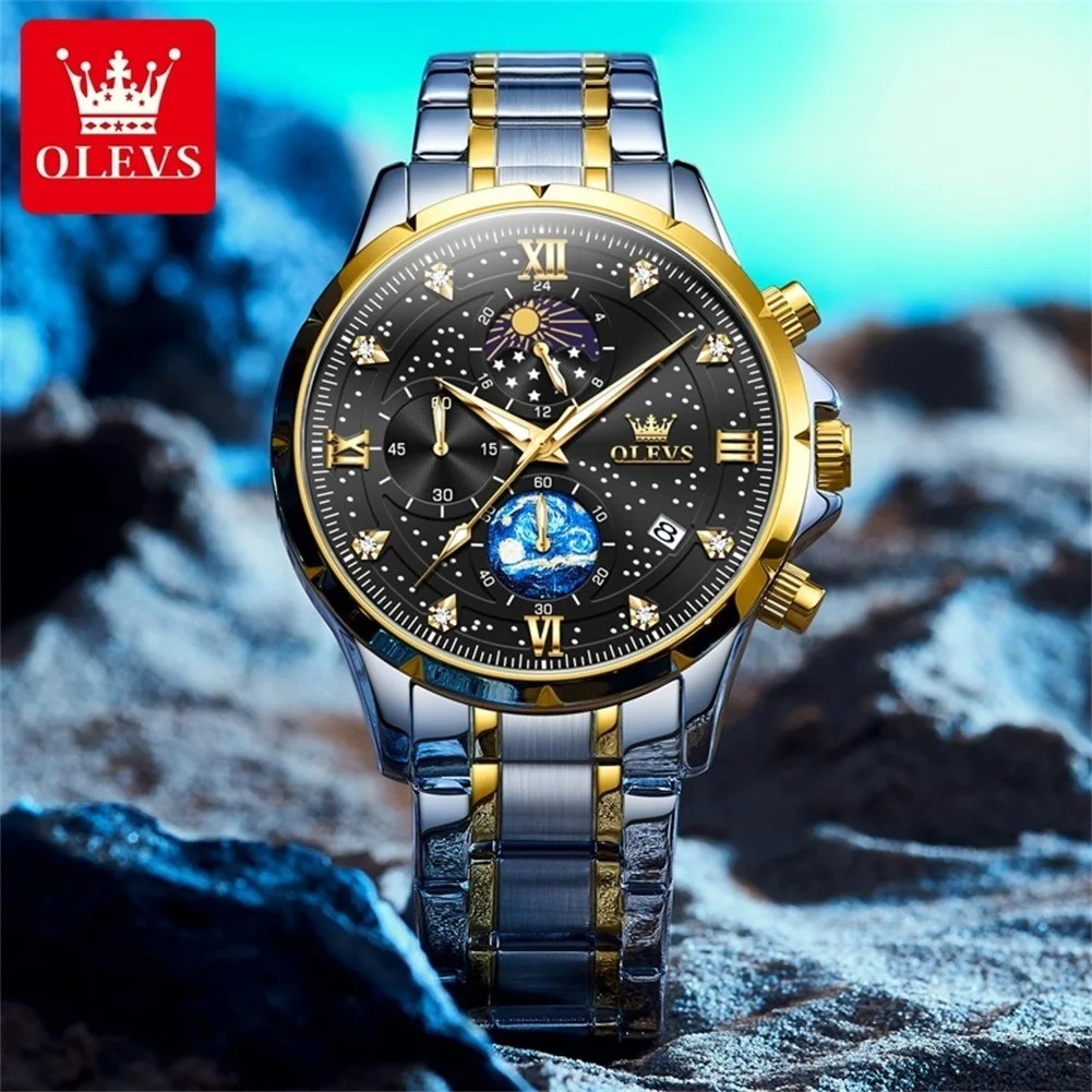 Picture of OLEVS 9807 Men's Watches Original Quartz Watch