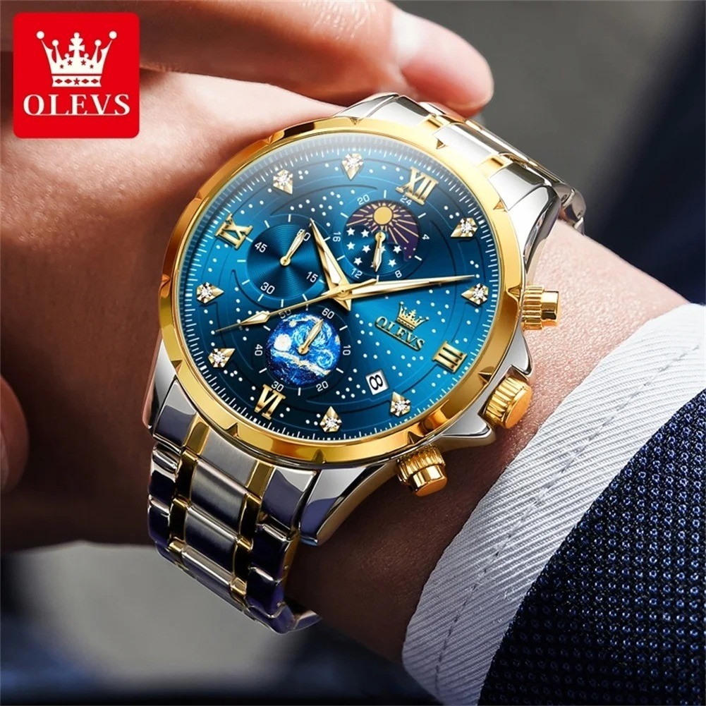 Picture of OLEVS 9807 Men's Watches Original Quartz Watch