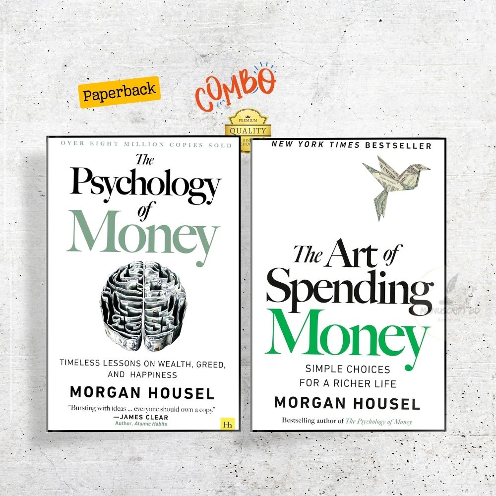 Picture of  Two Books Combo of Morgan Housel (The Art of Spending Money & The Psychology of Money) - Premium - Paperback