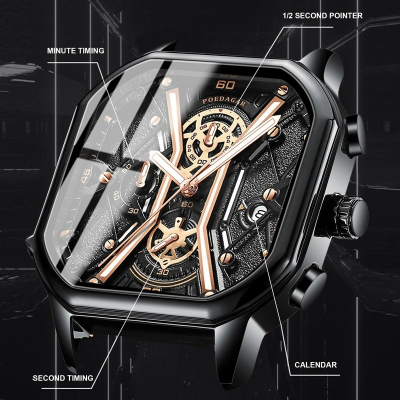 Picture of POEDAGAR 922 Fashion Men Wristwatches Luxury Chronograph Luminous Waterproof Date Man Watch