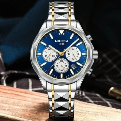 Picture of NIBOSI 2608 Luxury Watch Men Top Brand Wristwatch Chronograph Waterproof Luminous Date Men Watches